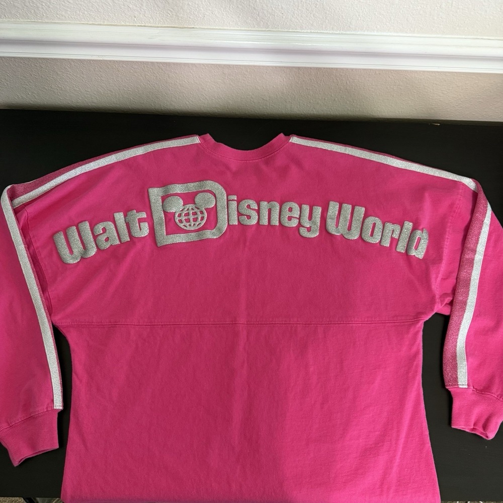 Disney Parks Exclusive‎ Imagination Pink Spirit Jersey Adult Size Small Glitter